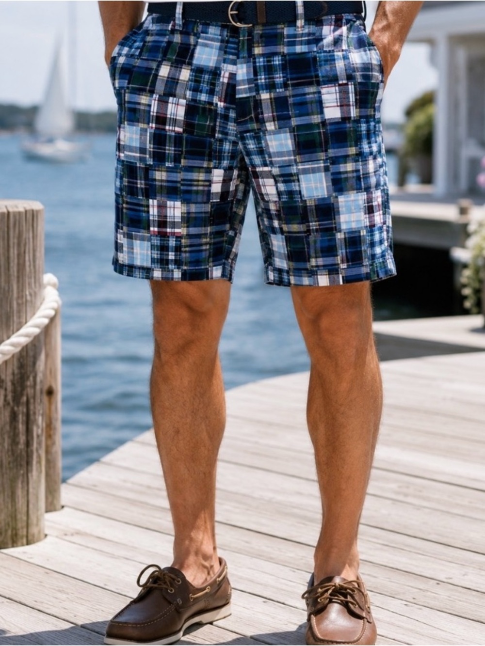 J. Crew Men’s Madras Field Shorts Sz 32w